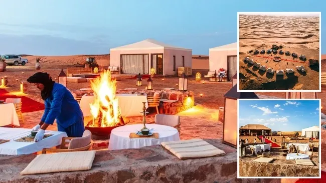 Luxury Desert Camp Dining Experience Dubai